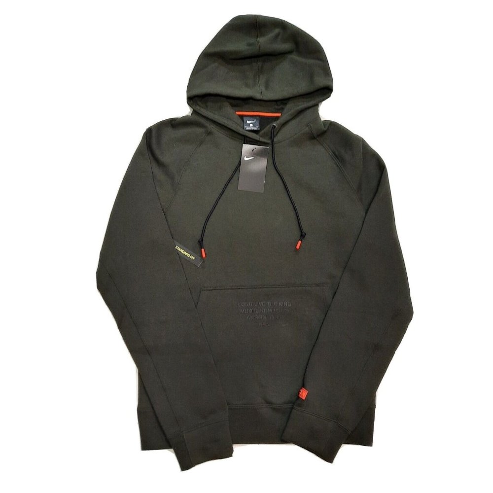 Nike Lebron James Long Live The King Mens Hoodie Sequoia Size Small AT3915-355 *